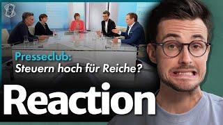 Reiche besteuern? Maurice Höfgen im Presseclub! (Reaction)