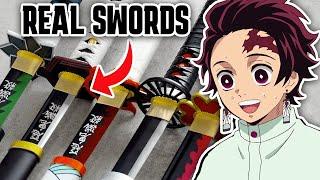 We Unboxed REAL Demon Slayer Swords