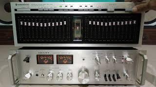 kenwood equaliser GE-1000 with SCOTT 480A woow briliant sound