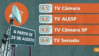 TV Câmara SP agora no Canal 8.3