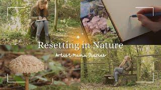 Resetting in Nature + Spooky Products  | Artist Mama Diaries  | Studio Vlog 