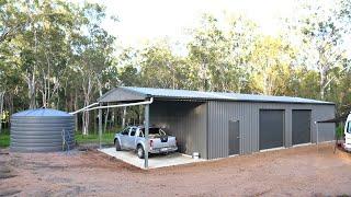 Building a new "Steel Kit Shed" Workshop - Forme Industrious