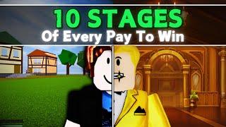 10 Stages of Every Blox Fruits PAY TO WIN Player.. (Noob to Pro)