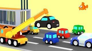 POLICE CAR CHASE!  Cartoon Cars - Cartoon Animation Cartoons for children