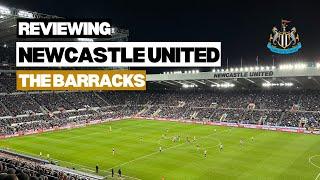 Newcastle United hospitality review | The Barracks | The Padded Seat