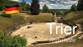 Amphitheater Trier (Germany, Rheinland-Pfalz) In 4K  60Fps