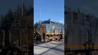 CSX M225-01 AutoRack Train from Lodi, Ohio 11/2/2024 #csx #train #railroad #shorts #railway #rail