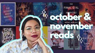 what i read for October and November | #Booktube #BooktubePH