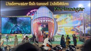 underwater fish tunnel exhibition in mana Karimnagar | 4k video | venkat raju vlogs