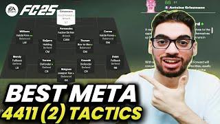 BEST META 4411 FORMATION AND CUSTOM TACTICS IN FC 25 ULTIMATE TEAM