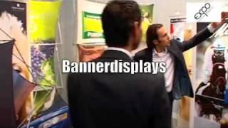 Bannerdisplays und Roll up Displays