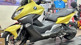 BMW C650sport / primary exterior disk 교환 작업 입니다