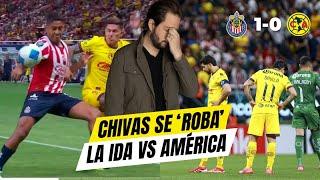 Chivas se 'roba' la ida vs América | 1-0 (Ida 8vos de Final Concachampions)