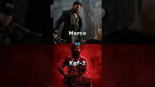 Marco Vs Kgf 2 movie comparison  #marco #unnimukundan #kgf #yash #shorts