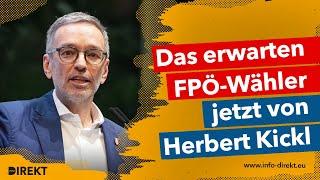 Neujahrstreffen: Das erwarten FPÖ-Wähler jetzt von Herbert Kickl