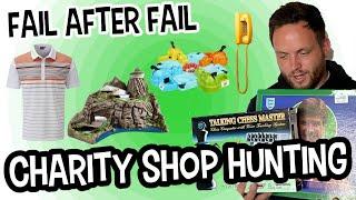 CHARITY SHOP HUNTING | *POOR DAY AT THE OFFICE* | KEEPING IT REAL UK EBAY RESELLER | FAIL FAIL FAIL