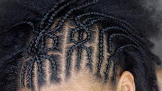 How To Criss Cross Cornrow Advanced #shorts