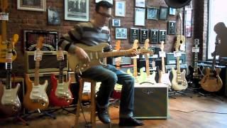 Eric Daw demos a Pin-Up Custom Guitar through a Louis Electric Tornado Amplifier