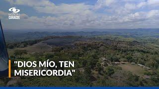 Así fue registrada la erupción del volcán Los Aburridos, en Turbo