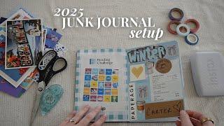 2025 junk journal setup  beginner-friendly, junk journal supplies & journal with me!