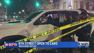 How did the first weekend of allowing cars on 6th Street go?