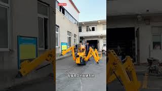 无所不能的蜘蛛吊车，进出电梯狭小空间的得力助手 #minicrane #crane