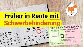 Früher in Rente mit Schwerbehinderung - Wie das?