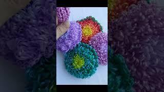 Цветочные мочалки  #амигуруми #мочалкакрючком #мочалки #цветы