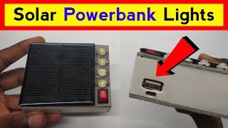 How To Make Solar Powerbank Lights || Homemade Solar Light || Technical Narottam