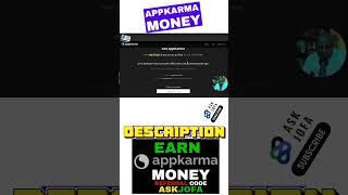 EARN WITH APPKARMA APP IN NIGERIA: Referral Code "ASKJOFA" #AppKarmaRewards #MakeMoneyNigeria