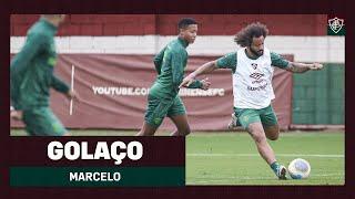 PASSE DO CANO E GOLAÇO DO MARCELO! TREINO DE HOJE NO CT CARLOS CASTILHO