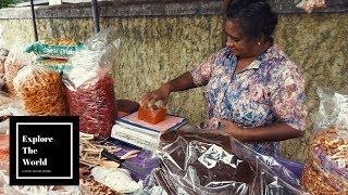 Street Sweet Shop in Sri Lanka with Muscats, Dodol and Milk Toffees