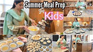 WEEKLY MEAL PREP FOR KIDS | SUMMER MEAL PREP MAKE AND FREEZE | HEALTHY MEAL PREP FOR KIDS|