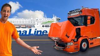 FERRY BACK TO UK IN A SCANIA T-CAB | I GO TRUCK SHOPPING | PT 2 | #truckertim