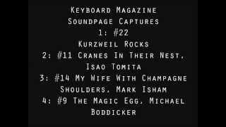 Keyboard Magazine Soundpage Captures