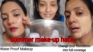 summer makeup hacks for sweatproof longlasting makeup #makeup hack #makeup #neetu