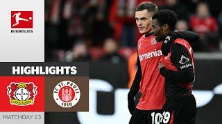 Wirtz Leads To Win! | Bayer 04 Leverkusen - FC St. Pauli 2-1 | Highlights | Matchday 13 – Bundesliga