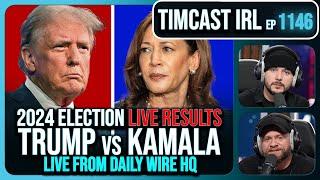 LIVE ELECTION Results Trump v Kamala w/The Daily Wire | Timcast IRL