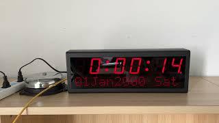 Digital POE Clock with Bell Function, Supports NTP, Automatic DST Reset