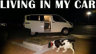 SOLO VAN CAMPING WITH MY DOG | CAR CAMP