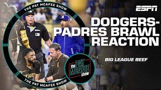 MLB BEEF  Breaking down the Dodgers-Padres intense BRAWL  | The Pat McAfee Show