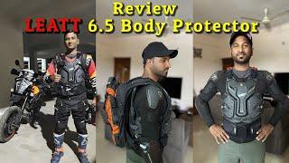 LEATT 6.5 Body Protector Review |My 35000RS new adventure Riding Gear #tamil