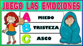 LAS EMOCIONES Básicas Para NIÑOS en SITUACIONES  JUEGO Para TRABAJAR Las EMOCIONES