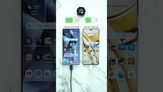 Samsung Galaxy S24 Ultra vs Honor 200 Pro Charging Test 🪫