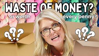 Are MYSTERY YARN Boxes a TOTAL WASTE of Money? My HONEST Review of 5 POPULAR Boxes