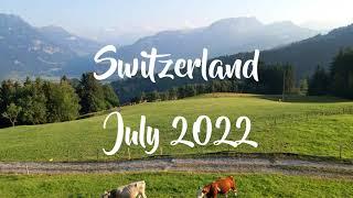 Switzerland July 2022 | 4K Drone Footage