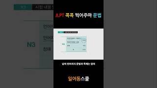 [JLPT독해] [4th EDITION] JLPT 콕콕 찍어주마 문법 N3 #shorts