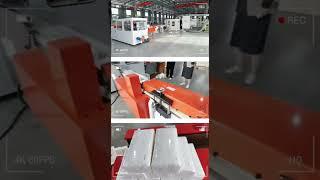 Fully automatic hand towel single packing production line