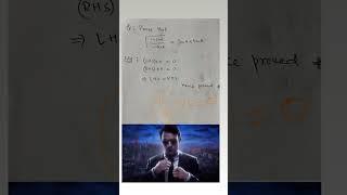 How to prove LHS =RHS #firstvideo #knowledge