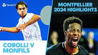 Flavio Cobolli vs Gael Monfils THRILLER  | Montpellier 2024 Highlights